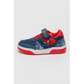 Pantofi sport cu LED Spiderman