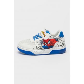 Pantofi sport cu LED Spiderman