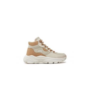 Pantofi sport dama -  64723 - Piele ecologica - Bej ieftini de firma originali