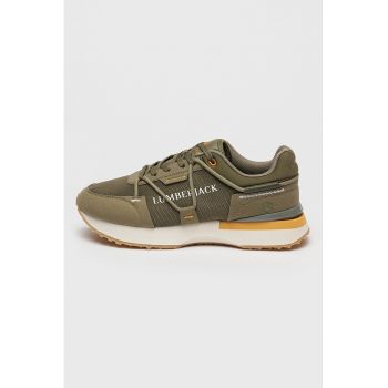 Pantofi sport de plasa cu logo