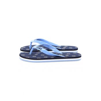 Papuci flip-flop cu detaliu logo