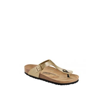 Papuci flip-flop de piele ecologica Gizeh