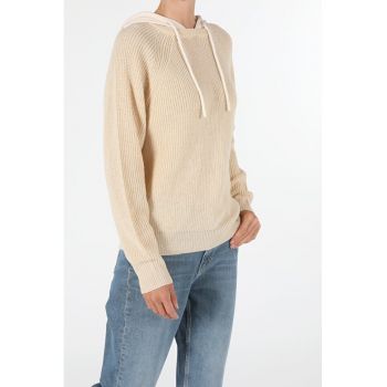 Pulover De Dama Bej Regular Fit