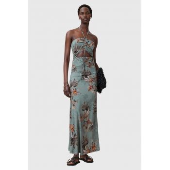 Rochie maxi cu design cu fronseuri Celia
