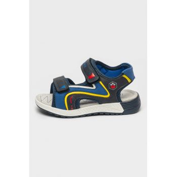 Sandale cu logo si velcro