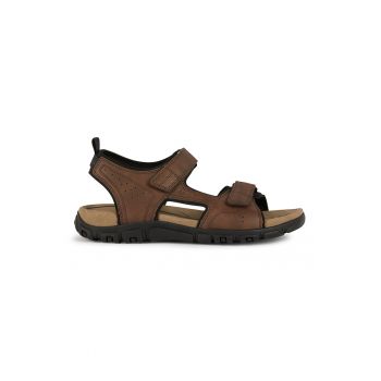 Sandale de piele ecologica cu velcro