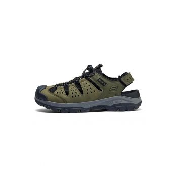Sandale de piele ecologica si material textil Tresmen Menard