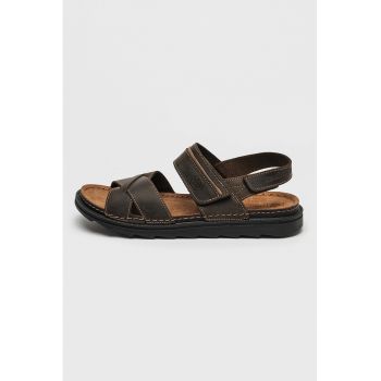 Sandale din piele cu inchidere velcro Asher
