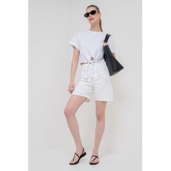Tricou crop de bumbac organic Cami