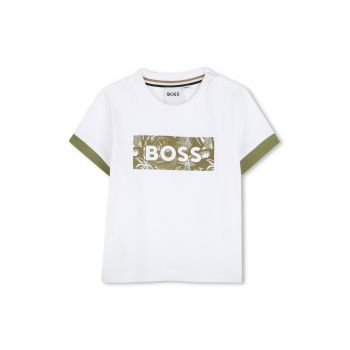 Tricou din bumbac cu imprimeu logo