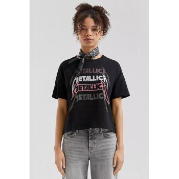 Tricou din bumbac cu imprimeu Metallica