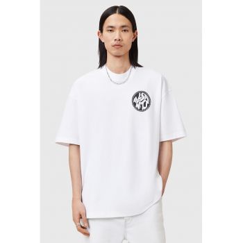 Tricou din bumbac cu maneci cazute Distortion