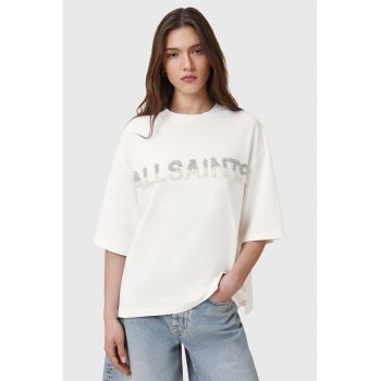 Tricou lejer cu aplicatii din perle Amelie
