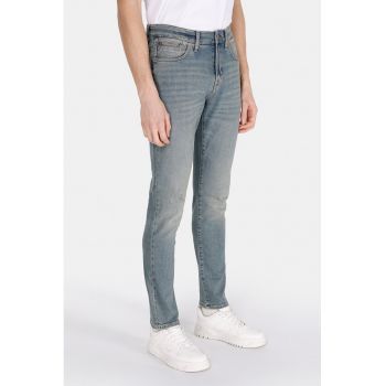 Blugi regular fit lungi cu buzunare
