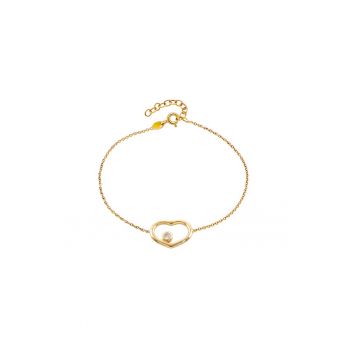 Bratara placata cu aur de 18K si zirconia