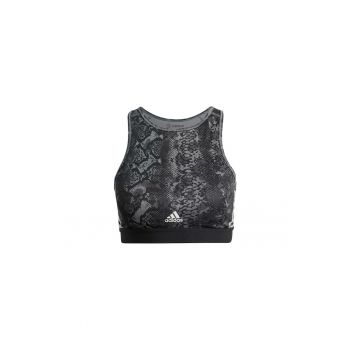 Bustiera sport  poliester/elastan - negru/gri -