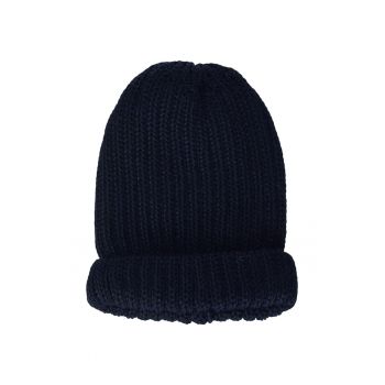 Caciula de iarna pentru copii -  XS - acril/lana - bleumarin