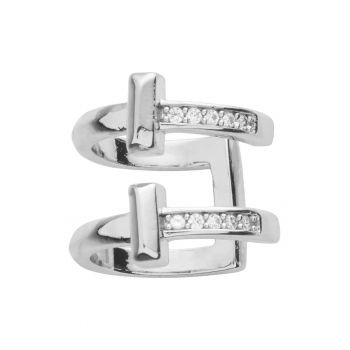 Cercel cuff cu cristale