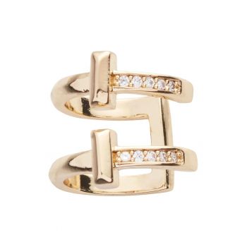 Cercel cuff cu cristale