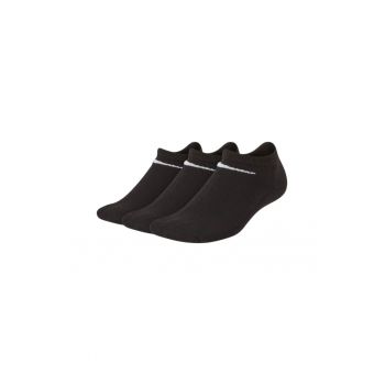 Ciorapi  Basic No-Show 3 Perechi Negru