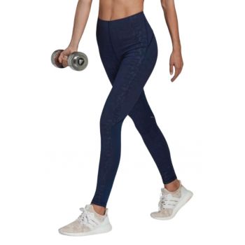 Colanti sport dama  Karlie Kloss - poliester/elastan - albastru -