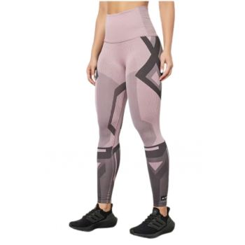 Colanti sport dama  poliamida/poliester/elastan - roz/gri -