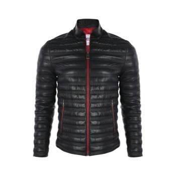 Geaca slim fit cu buzunare cu fermoar