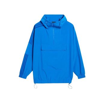 Jacheta unisex  x Ivy Park - albastra - marimea S - design oversize - cu gluga - 73x65x56cm