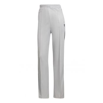 Pantaloni de trening  argintiu - material elastan/poliester - pentru femei -