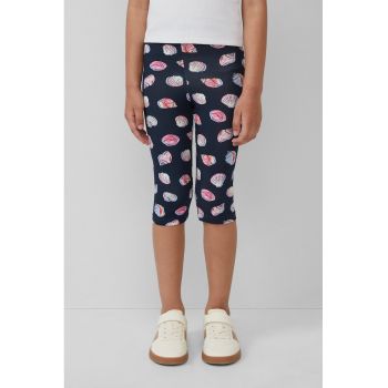 Pantaloni din amestec de bumbac cu imprimeu