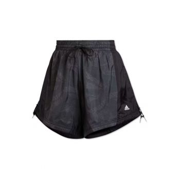 Pantaloni scurti sport dama  nylon/poliester - negru -