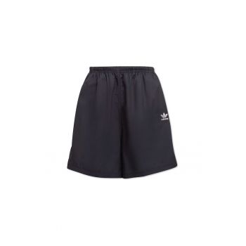 Pantaloni scurti sport dama -  poliester - negru