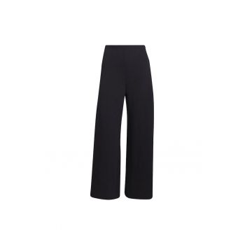 Pantaloni sport dama -  bumbac/poliester/elastan - negru -