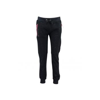 Pantaloni trening dama  granat - bumbac - poliester - lungime 98cm - XXL