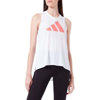 Top sport  WTR 3BarLogo - alergare - alb - poliester reciclat -