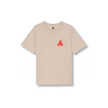 Tricou barbat  x Staple - bumbac - bej - editie limitata - imprimeu artistic -
