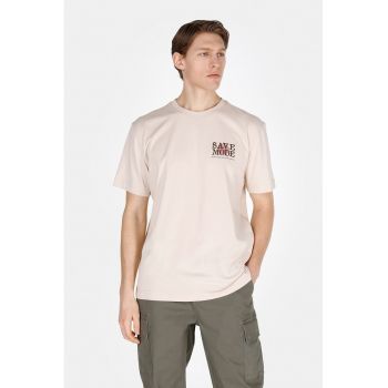Tricou cu imprimeu pe partea din spate