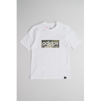 Tricou din bumbac cu imprimeu logo Camo