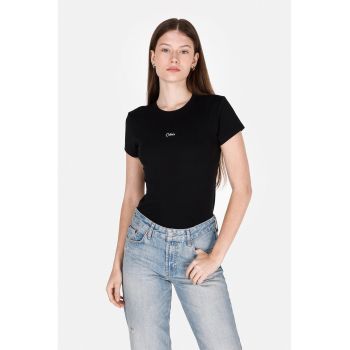 Tricou slim fit cu logo
