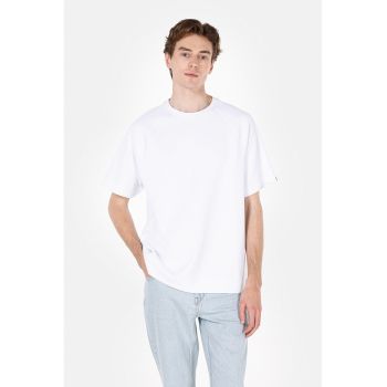 Tricou supradimensionat din amestec de bumbac