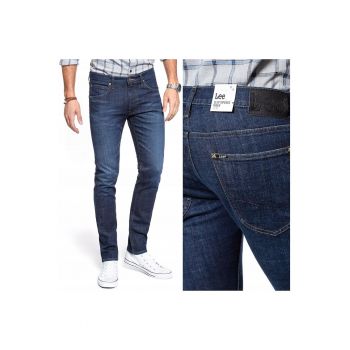 Blugi barbati -  LUKE - W30-L34 US - Bumbac - Lungi - Conica - Albastru