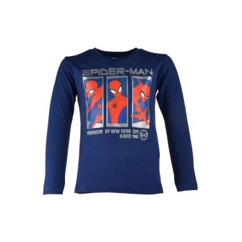 Bluza copii -  Spider-Man - Bumbac - Albastru - 134cm