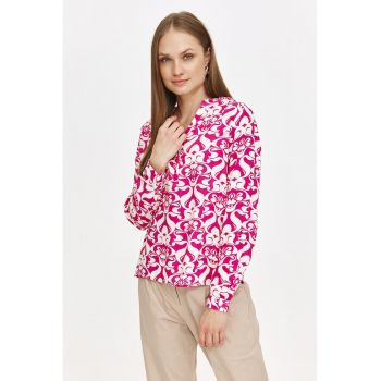 Bluza cu model si decolteu in V