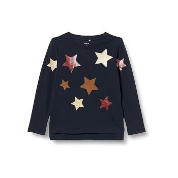 Bluza fete -  Bumbac/Elastan - Bleumarin -