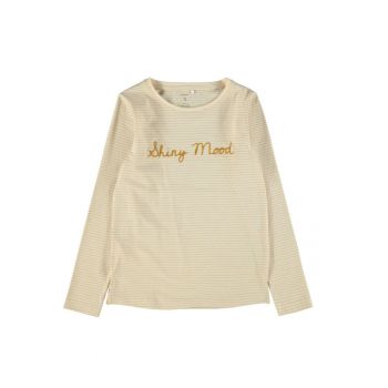 Bluza fete -  Bumbac/Elastan - Crem