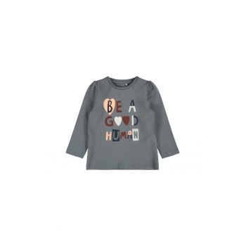 Bluza fete -  Bumbac/Elastan - Gri