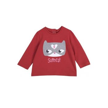 Bluza fete -  Bumbac - Rosu