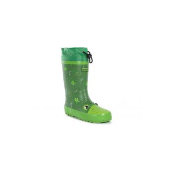 Cizme Wellington copii  impermeabile - verde - cauciuc - slip-on -