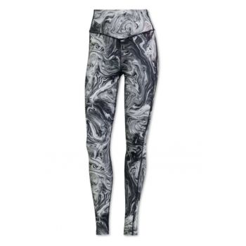 Colanti sport dama  gri/alb - elastic - respirabil - poliester reciclat/elastan -