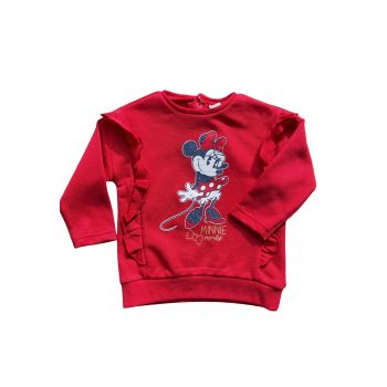 Hanorac  Minnie Mouse - imprimeu - rosu - bumbac